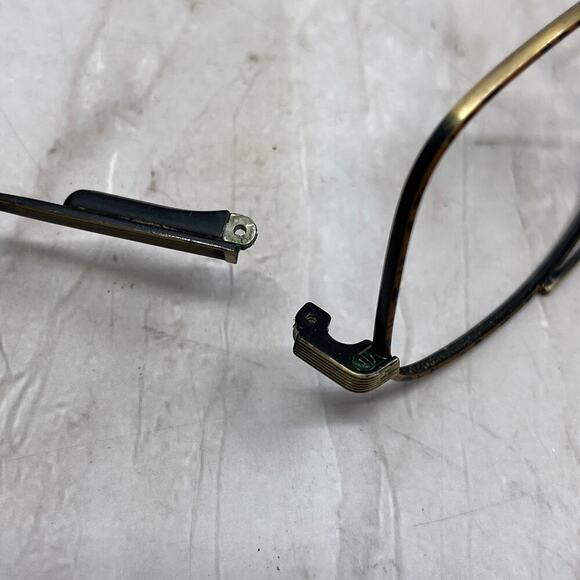 Vintage L'Amy Foxboro France 140mm CC32 L124 Aviator Eyeglasses Frames TG7-G2-10 - Picture 5 of 9